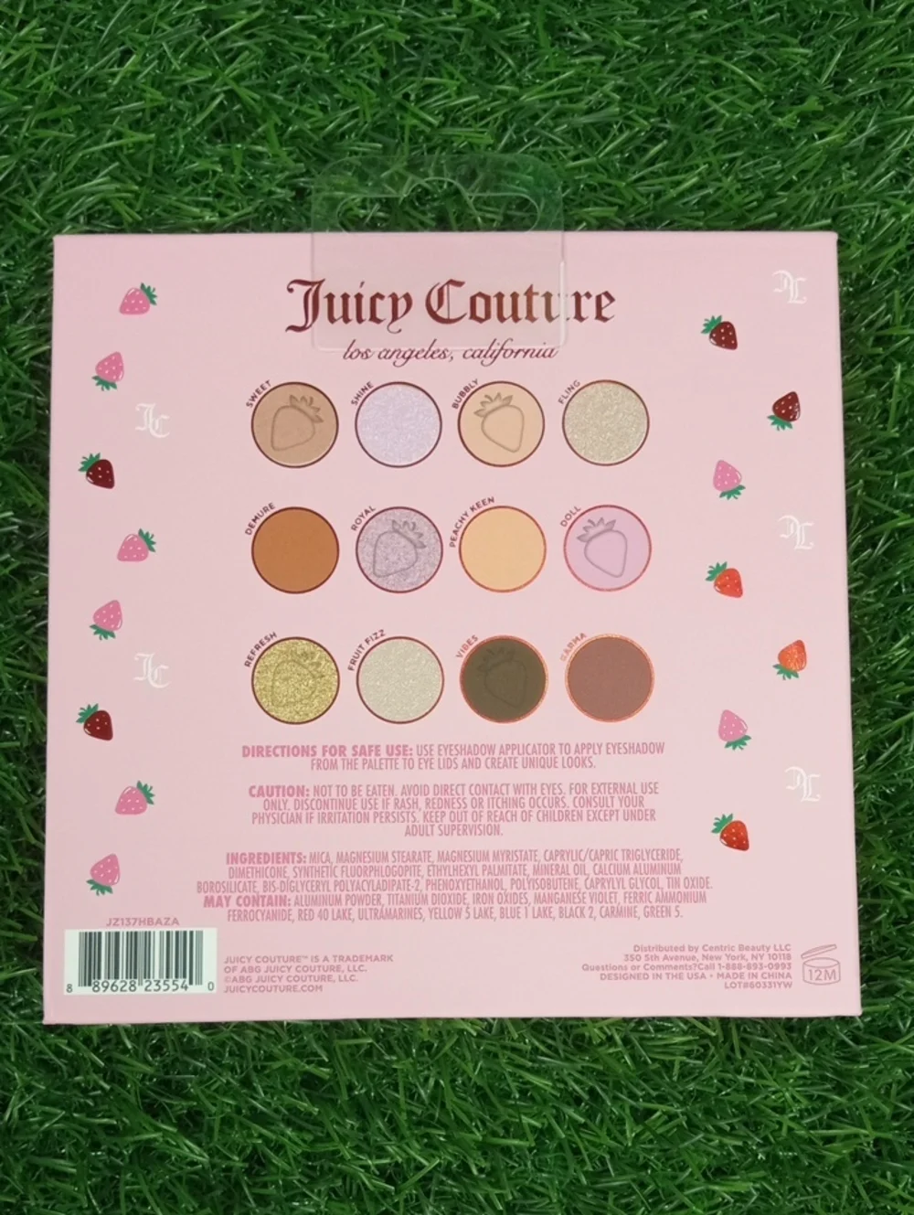 🛍️🍒 Juicy Couture Pink Strawberry Eyeshadow Palette